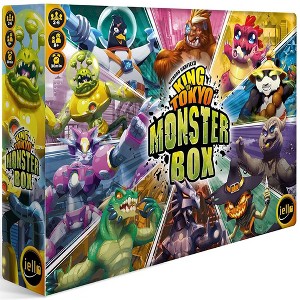 IELLO King of Tokyo: All in One Monster Box Strategy Board Game with Expansions, 2-6 Players, Ages 8+ - 1 of 4