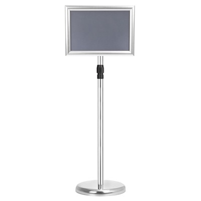 Unique Bargains Business Advertising Menu Adjustable Poster Sign Stand with Base