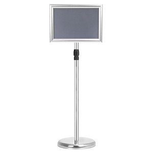 Unique Bargains Business Advertising Menu Adjustable Poster Sign Stand with Base - 1 of 4