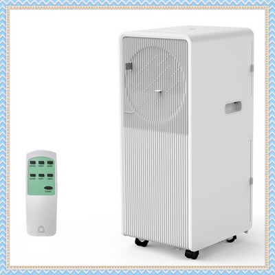 14000 BTU Portable Air Conditioner, 3-in-1 AC Unit with Remote, Fan, Dehumidifier, Quiet Sleep Mode, Auto Swing, Dual Motors, LED Display