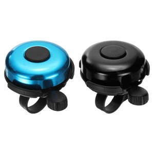 Unique Bargains Aluminum Loud Clear Sound Classic Scooters Bicycle Bells 2 Pcs 2.3" - 1 of 4