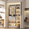 Besiost 40'' Freestanding Closet System with 10 Shelves, Closet Organizer - 2 of 4