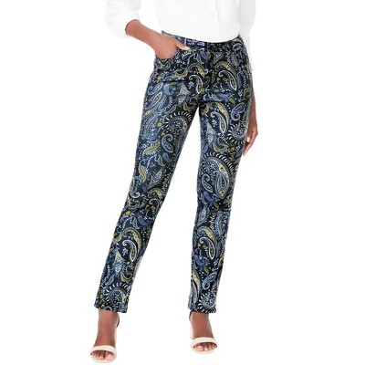 Jessica London Women's Plus Size True Fit Stretch Denim Straight Leg Jean