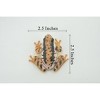 Collectible Wildlife Gifts | Frog, Brown & Black, Amphibians, High Quality, Hand Painted, Rubber, Realistic, Model,  Toy, Gift,  2 1/2"   RI33 B177 - 3 of 4