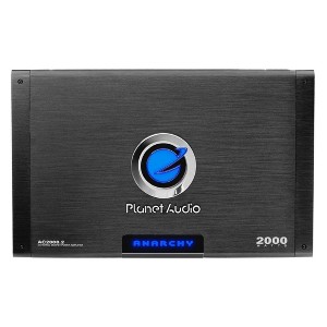 Planet Audio Anarchy AC2000.2 2000W High Output 2 Channel Black Car Amplifier - 1 of 4