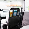 Armor All Car Backseat Kick Mat with Storage, Backseat Kick Protector for Kids with 3 Mesh Pockets, Protects from Kicks, Scratches, Scuffs, Spills - 3 of 4