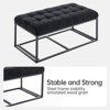 PAGED Storage Bench Upholstered Entryway Bench with Steel Frame, High-Density Foam Padding for Living Room, Entryway - 3 of 4