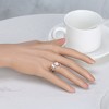 Honeycomb Ring for Women Cz Sterling Silver Bee Jewelry Ginger Lyne Collection - 4 of 4