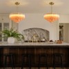 CityFurn 6-Light Modern Tiered Chandelier with Glass Shades - 4 of 4