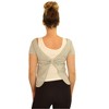 Aeropostale Womens Knot Back Cropped Basic T-Shirt - 3 of 4