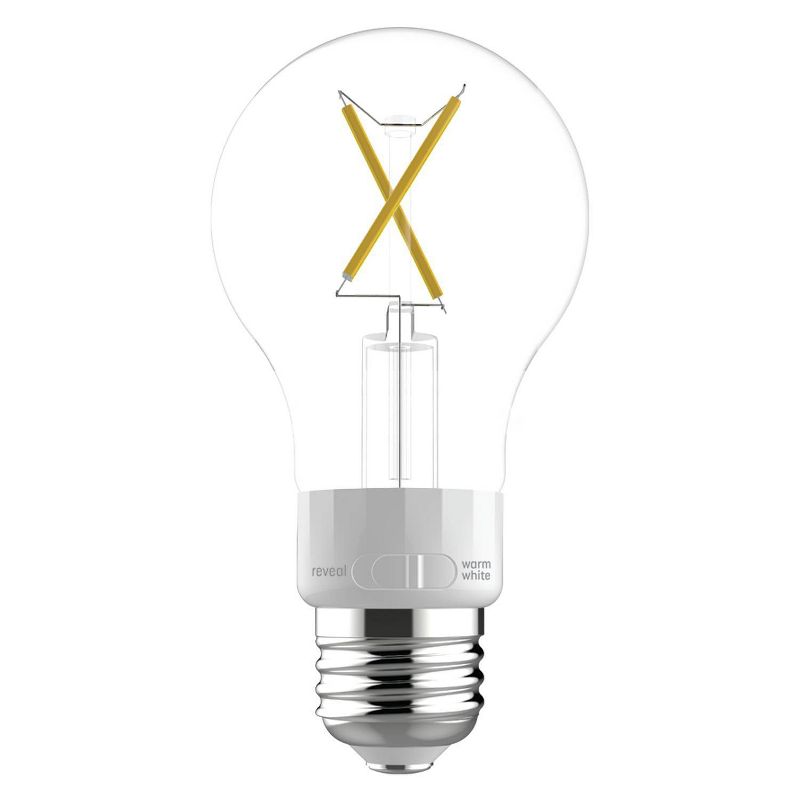 GE 4pk 5W Color Select Warm White or Reveal Medium Base Reveal LED Light Bulbs, 4 of 7