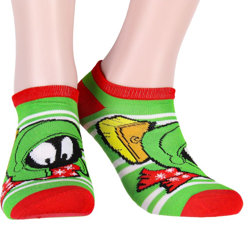 Looney Tunes Characters Striped Mix And Match Adult 5 Pack Ankle Socks Multicoloured, 4 of 8