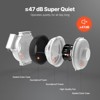 VEVOR 4 to 4.5 inch Radon Mitigation Fan System, Quiet 260 CFM Radon Mitigation Kit with 2 Couplers, Waterproof Radon Fan, White - 3 of 4