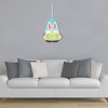 Big Dot of Happiness Easter Gnomes - Hanging Porch Spring Bunny Party Outdoor Decorations - Front Door Decor - 1 Piece Sign - 3 of 4