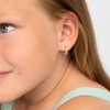 Girls' Star Cascade Huggie Hoop Sterling Silver Earrings - In Season Jewelry - 3 of 4