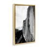 Stupell Industries Tall Natural Cliff at Yosemite Black Framed Floater Canvas Wall Art - 3 of 4