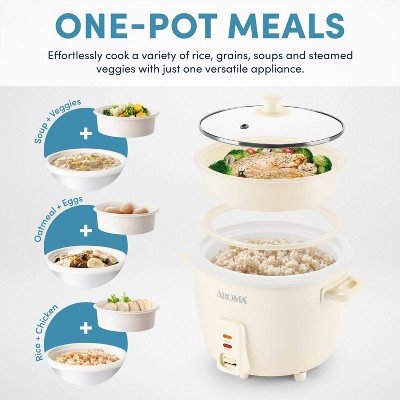Aroma 16 Cup Rice Cooker with Pop Up Steam Tray❗MAY HAVE MISSING PIECES/NEEDS CLEANING❗