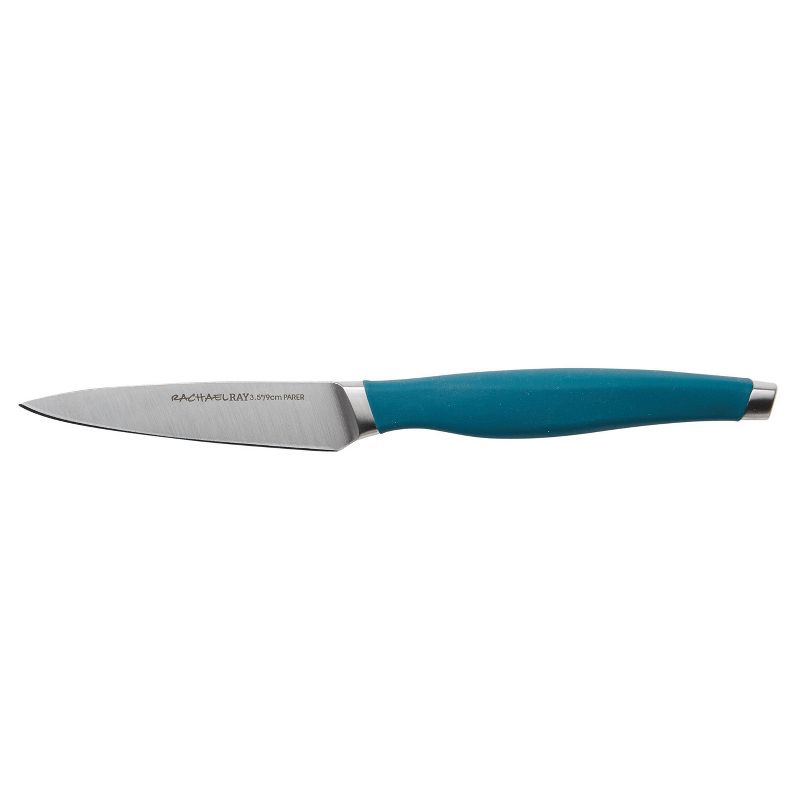 Rachael Ray 3pc Stainless Steel Chef Knife Set Teal, 4 of 7
