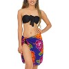LA LEELA Women's Sarong Bathingsuit Wrap Pareo One Size Multicolored Floral - 2 of 4