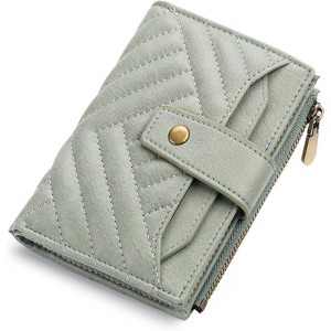 Clotth Womens Wallet - RFID Blocking Compact PU Leather Bifold Design,9 Card Slots & Coin Pocket - for Pocket,Crossbody Bag - 1 of 4