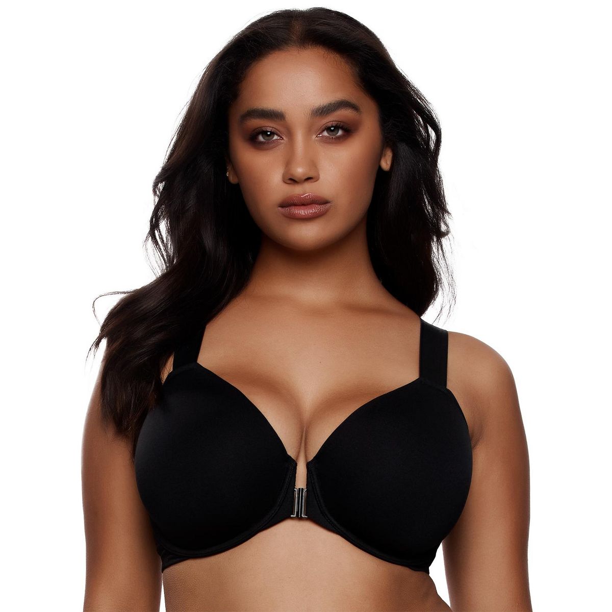 Women's Utopia Front-Close Racerback T-Shirt Bra - Ionic+ Odor Control, Comfortable, Perforated Foam - Felina - thumbnail 3