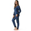 #followme Buffalo Plaid 2 Piece Thermal Pajama Set for Women -Jogger Winter Christmas PJs - 2 of 3