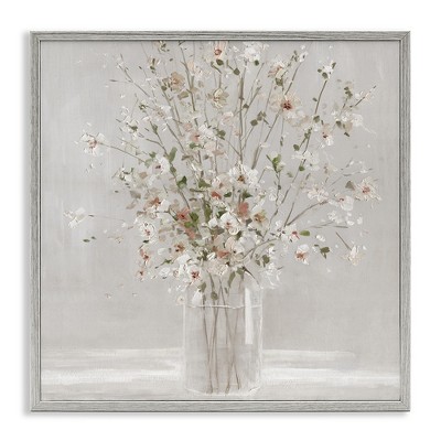 Stupell Industries Neutral Flower Vase Arrangement, 12" x 12"