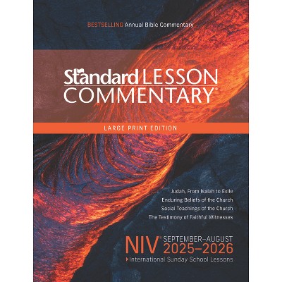 Niv(r) Standard Lesson Commentary(r) Large Print Edition 2025-2026 - by  Standard Publishing (Paperback)