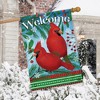 Briarwood Lane Winter House Flag 40x28 For Outdoor Welcome Cardinals For Winter House Flag - 4 of 4