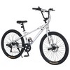 KWPZQEB 26 Inch Freestyle Kids, Mountain Bike with Steel Frame, Outdoor Cycling Bike with Dual Disc Brake System, Kids' Bicycles for Age 12+ Years - 2 of 4