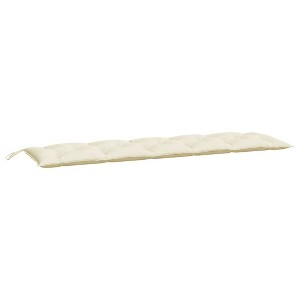 vidaXL Garden Bench Cushion Cream White Oxford fabric (100% polyester) - 1 of 4
