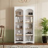 LunaLulinlk Modern 72"H Kitchen Pantry Cabinet, Farmhouse Two-Tone Storage Cabinet with Adjustable Shelves - 2 of 4