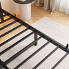 MAYEERTY Full Size Metal & Wooden Headboard Bed Frame ¨C RGB Lights, Outlets & Charger, Storage Shelf, Noise-Free, No Box Spring Needed - 4 of 4