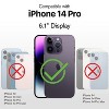 Vena vCommute for Apple iPhone 14 Pro Wallet Case, Leather Flip Cover with Card Slot and Kickstand - 3 of 4