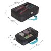 Smart Design Mesh Bags Small, Medium, & Large Bags- Heavy Duty Polyester Material - 3 Pack Piece Set - Black - 4 of 4