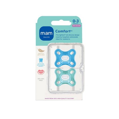 MAM Comfort 1 Pacifier - Boy - 2pk