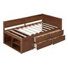 Full Size Daybed with Drawers and Shelves - 4 of 4
