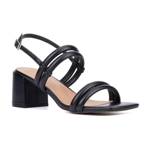 Torgeis Women's Palm Heel Sandal - Black, 6 : Target