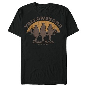 Men's Yellowstone Riders Of Dutton Ranch Silhouette T-Shirt - 1 of 4