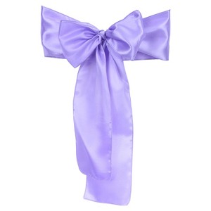 Unique Bargains Wedding Party Decoration Satin Chair Sashes Bows 20 Pcs - 1 of 4