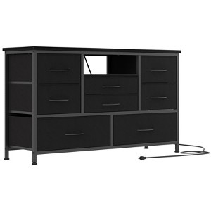 CuisinSmart Dresser, 8 Fabric Drawers Dresser, Storage Organizer, Closet, Wood Tabletop Tall Dresser for Guest Room, Entryway, Living Room - 1 of 4