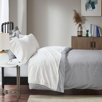 Elegant Fluffy Solid Cotton Sheet Set, All Season Bedding Set, Cozy Home Textile for Lux Bedroom Decor