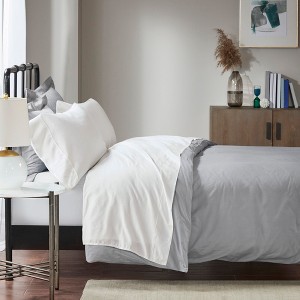 Elegant Fluffy Solid Cotton Sheet Set, All Season Bedding Set, Cozy Home Textile for Lux Bedroom Decor - 1 of 4