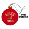 Sacred Heart University Pioneers Logo Wood Christmas Tree Holiday Ornament - 2 of 4