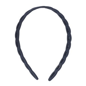 Unique Bargains Women's Classic Elegant Frosted Chain Hairband 5.51"x4.72" 1 Pc - 1 of 4