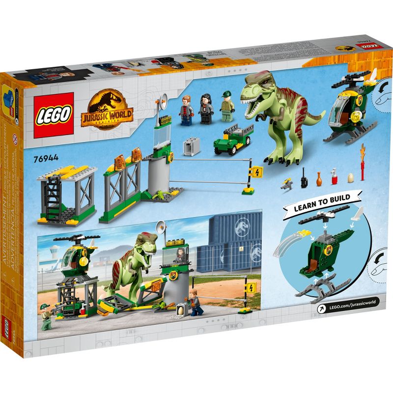 LEGO Jurassic World T. rex Dinosaur Breakout Toy Set 76944, 5 of 8
