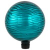 Northlight Wave Outdoor Garden Gazing Ball - 10" - Turquoise - 3 of 4