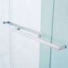 Zevemomo 56-60"W x 60"H Double Sliding Tub Shower Door, Aluminium Alloy Frame in Chrome, 1/4" (6mm) Thick Tempered Clear Glass - 2 of 4