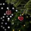 6pc Cute and Glamorous Heart Shaped Christmas Ornament Set, Shatterproof Love Baubles| OrnamentallyYou - 4 of 4