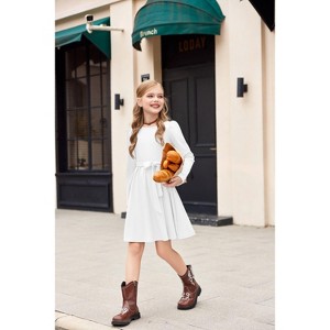 girls winter formal dresses Girls' Winter New Year's Greeting Dress, Princess Style-End Formal Gown  Little Girls Piano Outfit